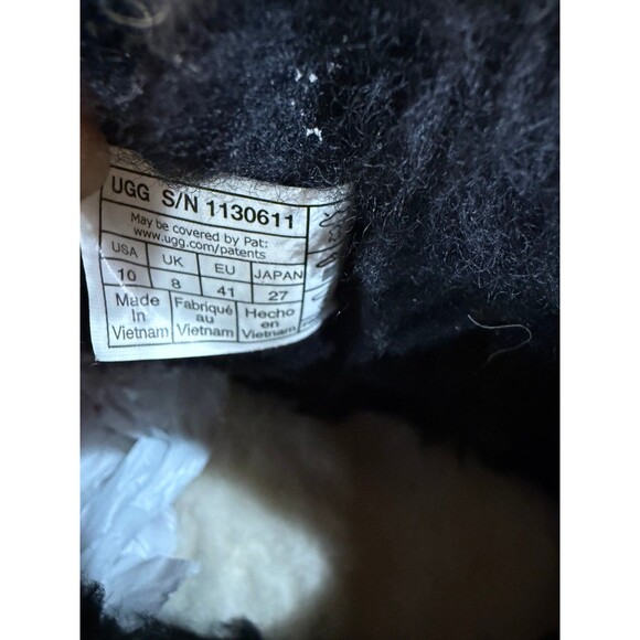 UGG Women's Classic Mini Warm-Lined Platform Booties White Size 10 EUC - Picture 6 of 10